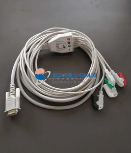 4 Lead Ecg Cable For Ti Ads1292-Clip On