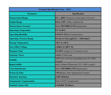 Load image into Gallery viewer, technical specifications oxygen sensor