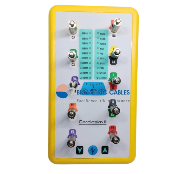 New ECG Simulator Cardiom-III Best price || Biometric Cables in india