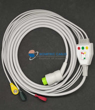 Load image into Gallery viewer, Philips ecg cable VM4,VM6, Envisor, IntelliVue,MP 20, MP 30, MP 50, IE33, 78352C, 78354C, 78834C, 862474 C3, M1001A, M1002A, M1165A, M1166A, M1167A, M1175A, M1177A, M1205A, M1264A, M1275A Transport, M1280A,   M3001A, М3046А,M3, M4, V24E,DPM6, DPM7, PM5000, PM6000, T8, BeneView T1, BeneView T5, BeneView T8, uMec 10 / uMec 12  /iMec 10/ iMec12/Benheart D3