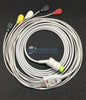 5 Lead Ecg Monitoring Cable(Button/snap) Compatible For