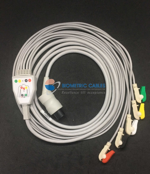 Câbles ECG Schiller (Truscope II) - 5 Canaux, Compatible BPL/Welcare, Livraison Gratuite