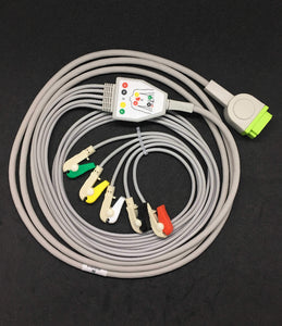 GE 5Lead  Clip ECG Cable 