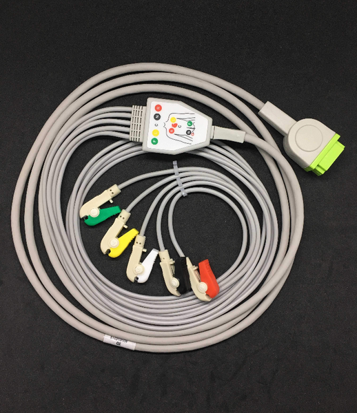 how to place ecg leads - 5 lead ecg cable ||Biometric Cables