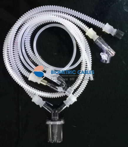 Reusable Silicone Neonatal Single Water Trap Ventilator Circuit Compatible With Sle 2000